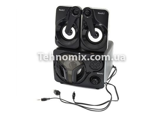 Колонки компьютерные Music D.J. SP 60 Led 2in1 USB Bluetooth