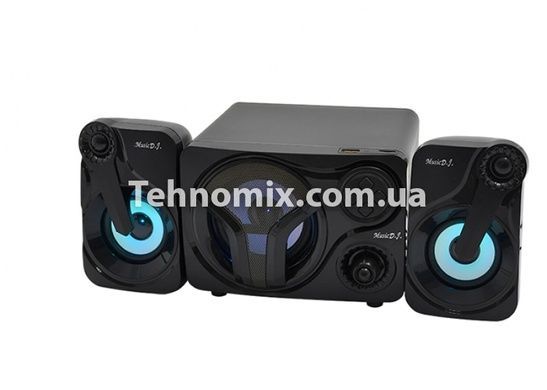Колонки компьютерные Music D.J. SP 60 Led 2in1 USB Bluetooth