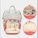Рюкзак для мам Living Traveling Share Серый в полоску
