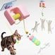 Іграшка для кішок підвісна автоматична pet toy ball AND1490 Різнокольорова