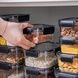 Набор пластиковых пищевых контейнеров с крышками 3шт Safe jar AND LY-1124