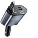 Зарядний пристрій зі шнурами та USB у прикурювач автомобіля QC 3.0 PD Чорне