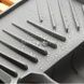 Килимок-бризковик на раковину з кишеньками для губки Drain pan Сірий