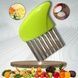 Слайсер из нержавеющий стали для продуктов Зеленый