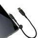 Кабель XO NB247 Suluo Series Portable Silicone 6A Type-c Data Cable L=25cm Черный