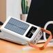 Power Bank із сонячною панеллю та проводами 160000 YM-640 CX Білий
