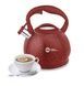 Чайник со свистком HIGHER+KITCHEN ZP-020 3.5 л Кирпичный
