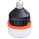 Кемпінгова лампа зі знімним акумулятором 18650 15Вт Type-C LED Emergency Bulb BL566 Біла з чорним