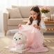 Сувенир подарочный Мальтийская Болонка из роз 24*24*30см KR-22 Белая