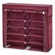 Тканевый шкаф для обуви Shoe Cabinet 5 Layer 6510 Бордовый