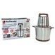 Електричний подрібнювач з металевою чашею Hoffmans 12L 4800W HM-8878 Коричневий