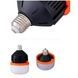 Кемпінгова лампа зі знімним акумулятором 18650 15Вт Type-C LED Emergency Bulb BL566 Біла з чорним