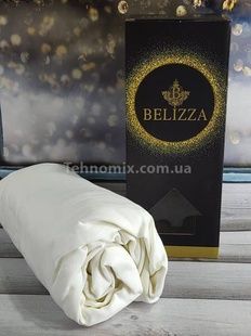 Простирадло на гумці з наволочкою Belizza Sampanya 100х200см Сатин