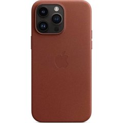 Чехол для смартфона Leather AAA Full Magsafe IC for iPhone 14 Pro Max Saddle Brown