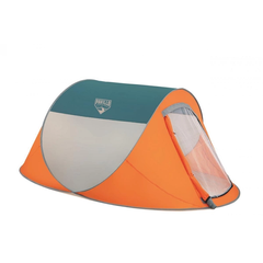 Палатка 2-х местная Bestway 68005 + антимоскитная сетка+ сумка Оранжево-Серая