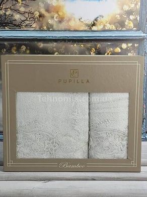 Рушники Pupilla Vanetta mint Бамбук набір 2шт