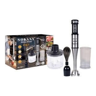 Блендер 4в1 800Вт Sokany SK-768-4 Черный