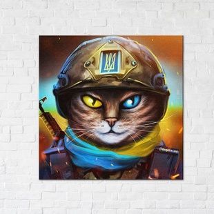 Постер Котик Захисник &copy;Маріанна Пащук CN53083L