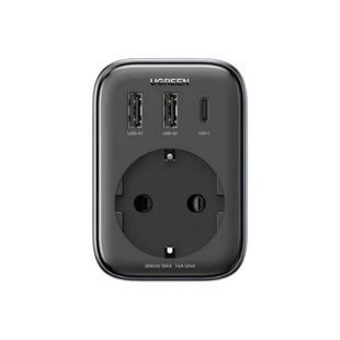 Зарядний пристрій блок живлення UGREEN CD314 30W Outlet Extender EU Сіре