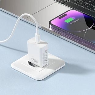 Мережевий зарядний пристрій блок живлення XO L126 USB-C PD20W