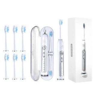 Ультразвукова зубна щітка Medica+ ProBrush 9.0 Ultrasonic + насадки (6 штук) (Японія) Біла 50145