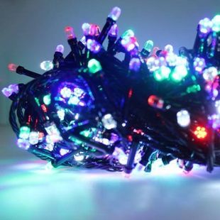 Гірлянда внутрішня лінійна 400LED 220V AND 116-10 Чорний дріт, мультиколор