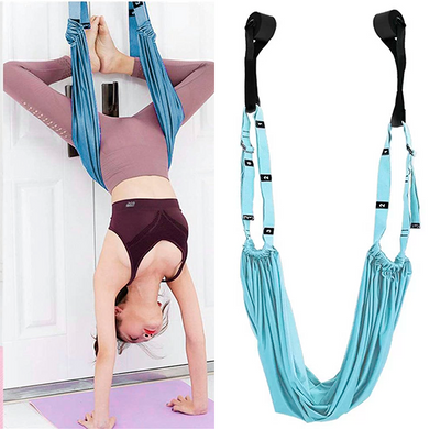 Гамак для йоги Air Yoga rope Синий
