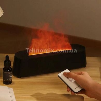 Увлажнитель воздуха с эффектом пламени Flame Diffuser Humidifier Черный