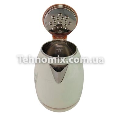 Електричний чайник з металевою колбою Goldberg GB-8689 Бежевий