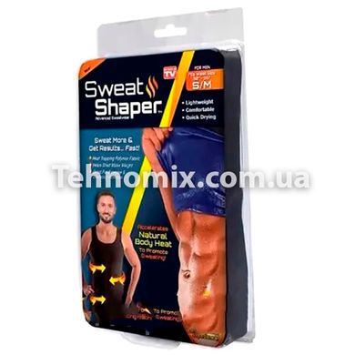 Майка для схуднення для чоловіків з ефектом сауни Sweat Shaper Man М/L