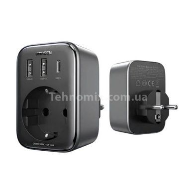 Зарядное устройство блок питания UGREEN CD314 30W Outlet Extender EU Серое