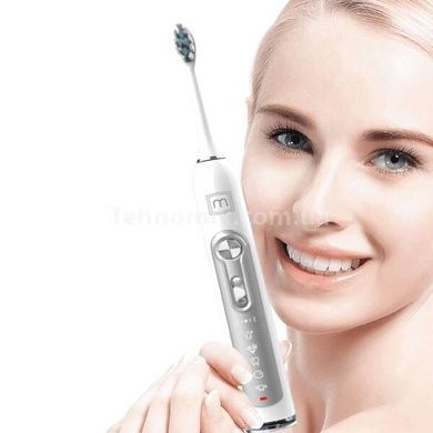 Ультразвукова зубна щітка Medica+ ProBrush 9.0 Ultrasonic + насадки (6 штук) (Японія) Біла 50145