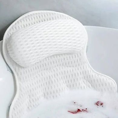 Подушка для принятия ванн с присоской Bathtub pillow 106 Белая