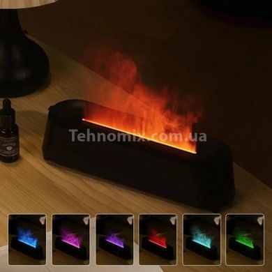Увлажнитель воздуха с эффектом пламени Flame Diffuser Humidifier Черный