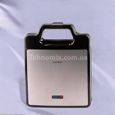 Мультимейкер 3в1 з антипригарним покриттям 1000 Вт Sokany SK-BBQ-835