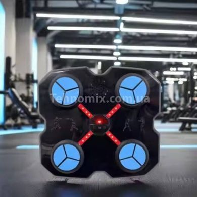 Тренажер боксерський музичний для тренування реакції Intelligent Boxing Machine Чорний