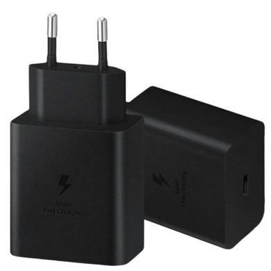 Зарядний пристрій блок живлення + кабель 45W USB-TYPE C 45W Black Edition