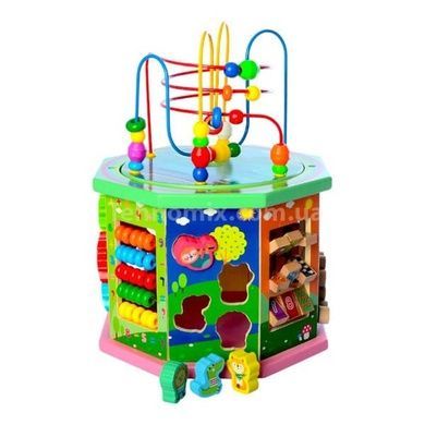 Игра развивающая Куб деревянная Wood Toy
