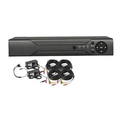 Система видеонаблюдения на 4камеры AHD-KIT 4CH YL-806B Черный