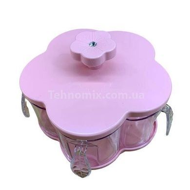 Органайзер для сипучих продуктів Round Box Рожевий