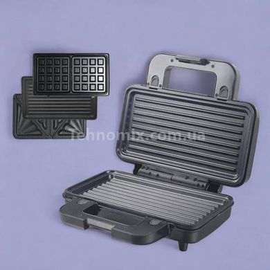 Мультимейкер 3в1 з антипригарним покриттям 1000 Вт Sokany SK-BBQ-835