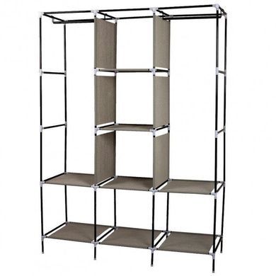 Складний тканинний шафа Storage Wardrobe 88130 Сірий
