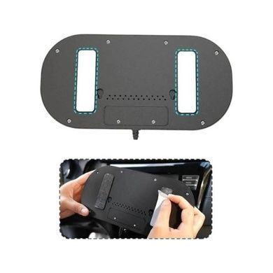 Автомобільний вентилятор подвійний Vehicle Fan X666 Чорний