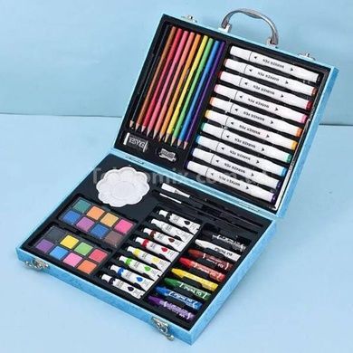 Набір для творчості 82 предметів Art Set Блакитний