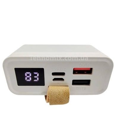 Power bank з дисплеєм 20000 mAh KLGO KP-77 Білий