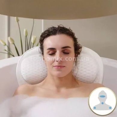 Подушка для принятия ванн с присоской Bathtub pillow 106 Белая