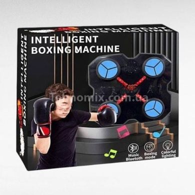 Тренажер боксерський музичний для тренування реакції Intelligent Boxing Machine Чорний