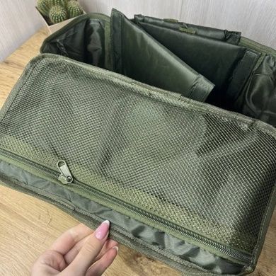 Сумка-органайзер для кемпинга, пикников, рыбалки и путешествий Зеленая