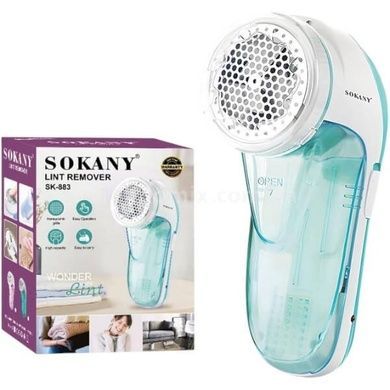 Машинка акумуляторна для видалення катишків та ворсу Sokany SK-883 Блакитна