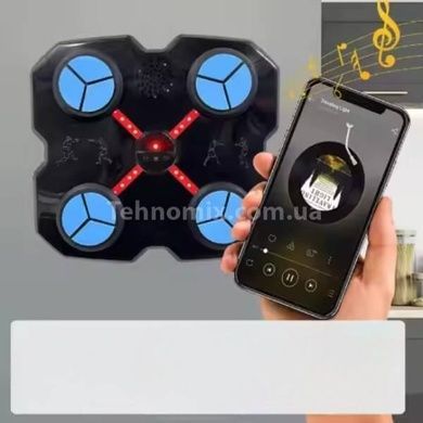Тренажер боксерський музичний для тренування реакції Intelligent Boxing Machine Чорний